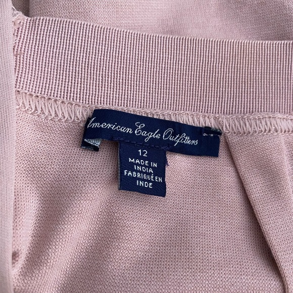 Pink Crochet Overlay Skirt American Eagle - Picture 3 of 10